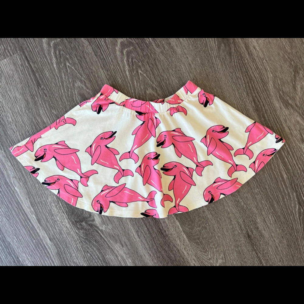 Mini Rodini Girls Skirt  size 104-110 4- 5 Y VERY GOOD! ORGANIC!!